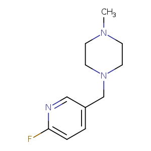 1-[(6-Fluoropyridin-3-yl)methyl]-4-methylpiperazine