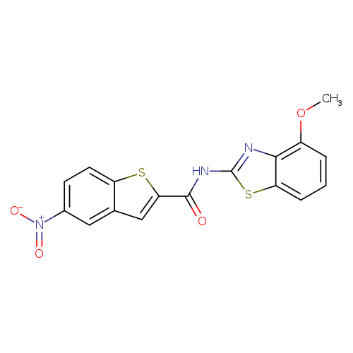 N-(4-methoxy-1,3-benzothiazol-2-yl)-5-nitro-1-benzothiophene-2-carboxamide