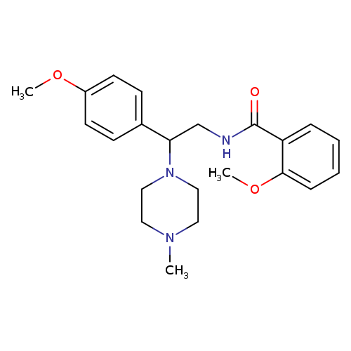 2-methoxy-N-[2-(4-methoxyphenyl)-2-(4-methylpiperazin-1-yl)ethyl]benzamide