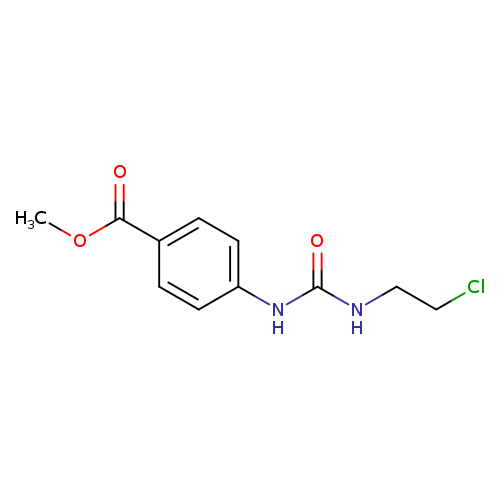 Methyl 4-(([(2-chloroethyl)amino]carbonyl)amino)benzenecarboxylate
