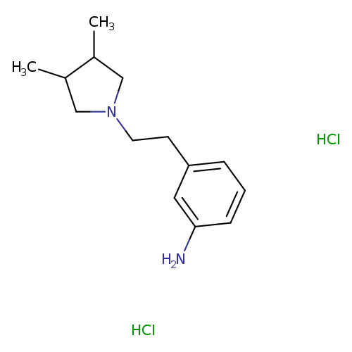 3-[2-(3,4-dimethylpyrrolidin-1-yl)ethyl]aniline dihydrochloride