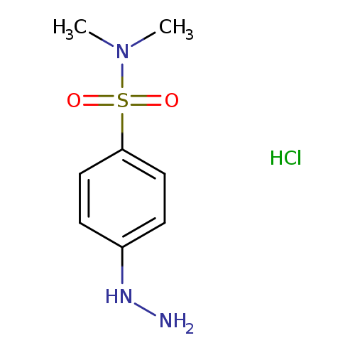 4-hydrazinyl-N,N-dimethylbenzene-1-sulfonamide hydrochloride