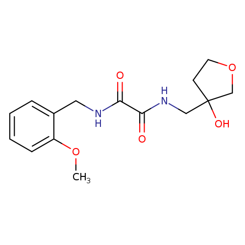 N-[(3-hydroxyoxolan-3-yl)methyl]-N'-[(2-methoxyphenyl)methyl]ethanediamide