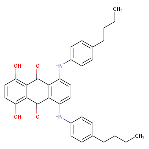 9,10-Anthracenedione, 1,4-bis[(4-butylphenyl)amino]-5,8-dihydroxy-