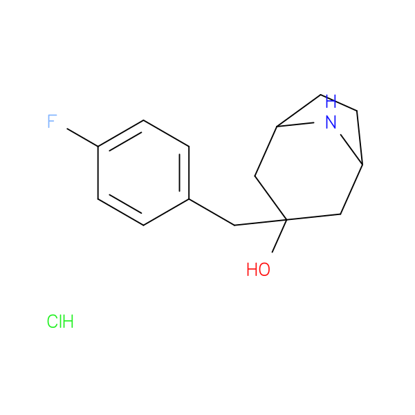 3-[(4-fluorophenyl)methyl]-8-azabicyclo[3.2.1]octan-3-ol hydrochloride