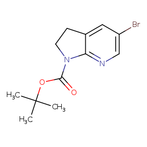 tert-Butyl 5-bromo-2H,3H-pyrrolo[2,3-b]pyridine-1-carboxylate