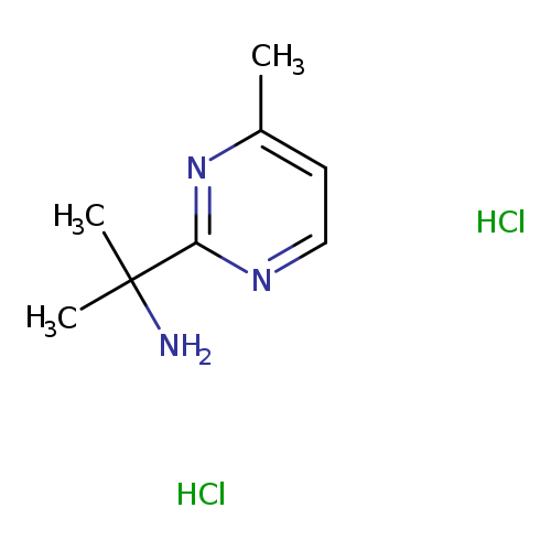 2-(4-methylpyrimidin-2-yl)propan-2-amine dihydrochloride