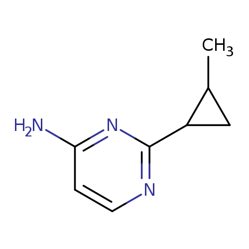 2-(2-methylcyclopropyl)pyrimidin-4-amine