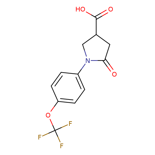 5-Oxo-1-[4-(trifluoromethoxy)phenyl]pyrrolidine-3-carboxylic acid