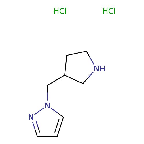 1-[(pyrrolidin-3-yl)methyl]-1H-pyrazoledihydrochloride