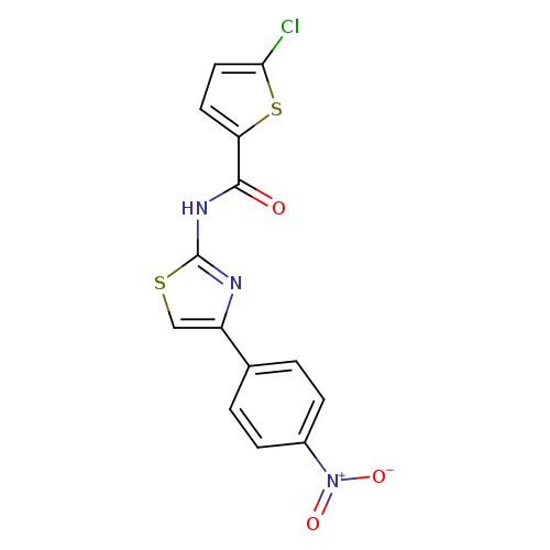5-chloro-N-[4-(4-nitrophenyl)-1,3-thiazol-2-yl]thiophene-2-carboxamide