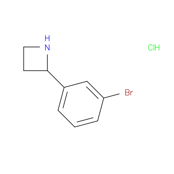2-(3-Bromophenyl)azetidine hydrochloride