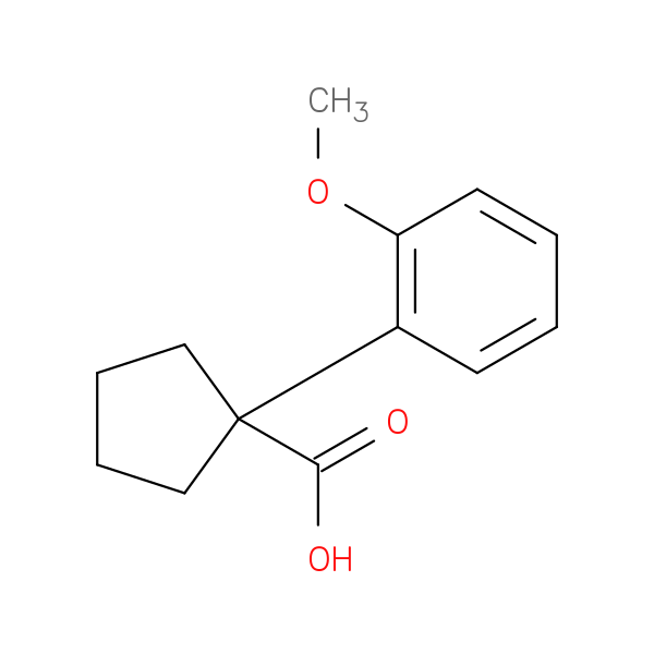 1-(2-methoxyphenyl)cyclopentane-1-carboxylic acid