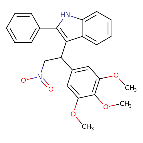 3-[2-nitro-1-(3,4,5-trimethoxyphenyl)ethyl]-2-phenyl-1H-indole