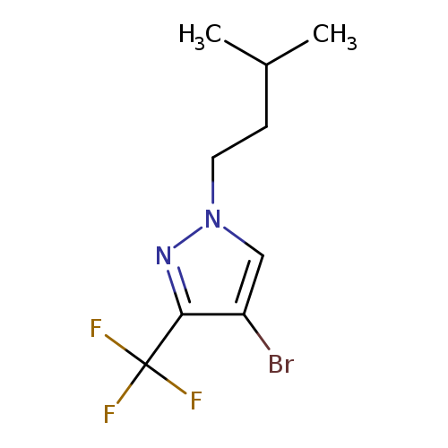 4-Bromo-1-isopentyl-3-(trifluoromethyl)pyrazole