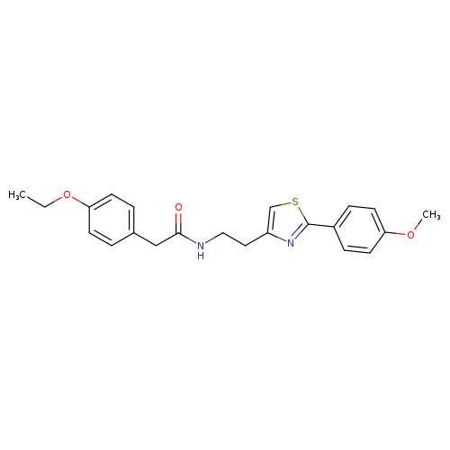 2-(4-ethoxyphenyl)-N-{2-[2-(4-methoxyphenyl)-1,3-thiazol-4-yl]ethyl}acetamide