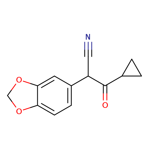 2-(2H-1,3-benzodioxol-5-yl)-3-cyclopropyl-3-oxopropanenitrile