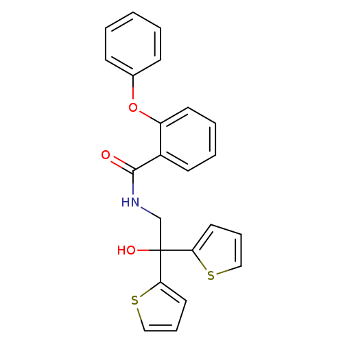 N-[2-hydroxy-2,2-bis(thiophen-2-yl)ethyl]-2-phenoxybenzamide