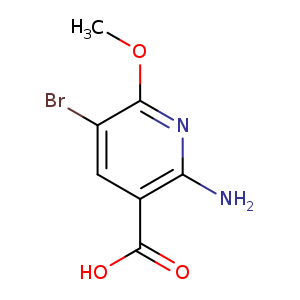2-Amino-5-bromo-6-methoxynicotinic Acid
