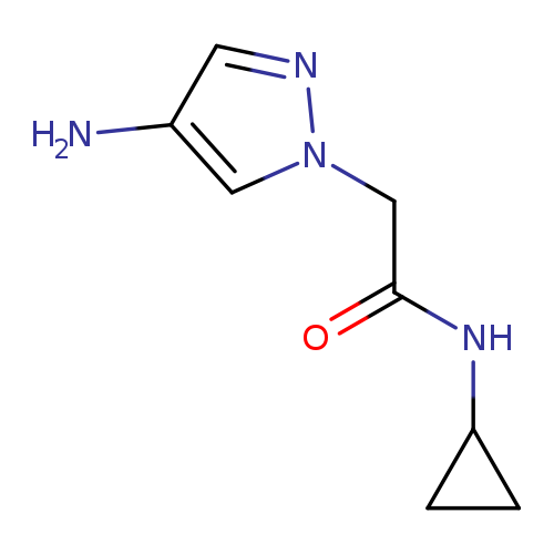 2-(4-Amino-1h-pyrazol-1-yl)-n-cyclopropylacetamide
