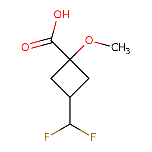 3-(difluoromethyl)-1-methoxycyclobutane-1-carboxylicacid,Mixtureofdiastereomers