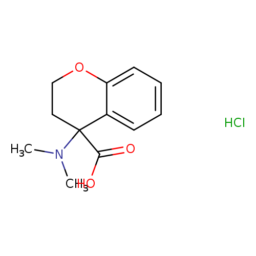 4-(dimethylamino)-3,4-dihydro-2H-1-benzopyran-4-carboxylic acid hydrochloride