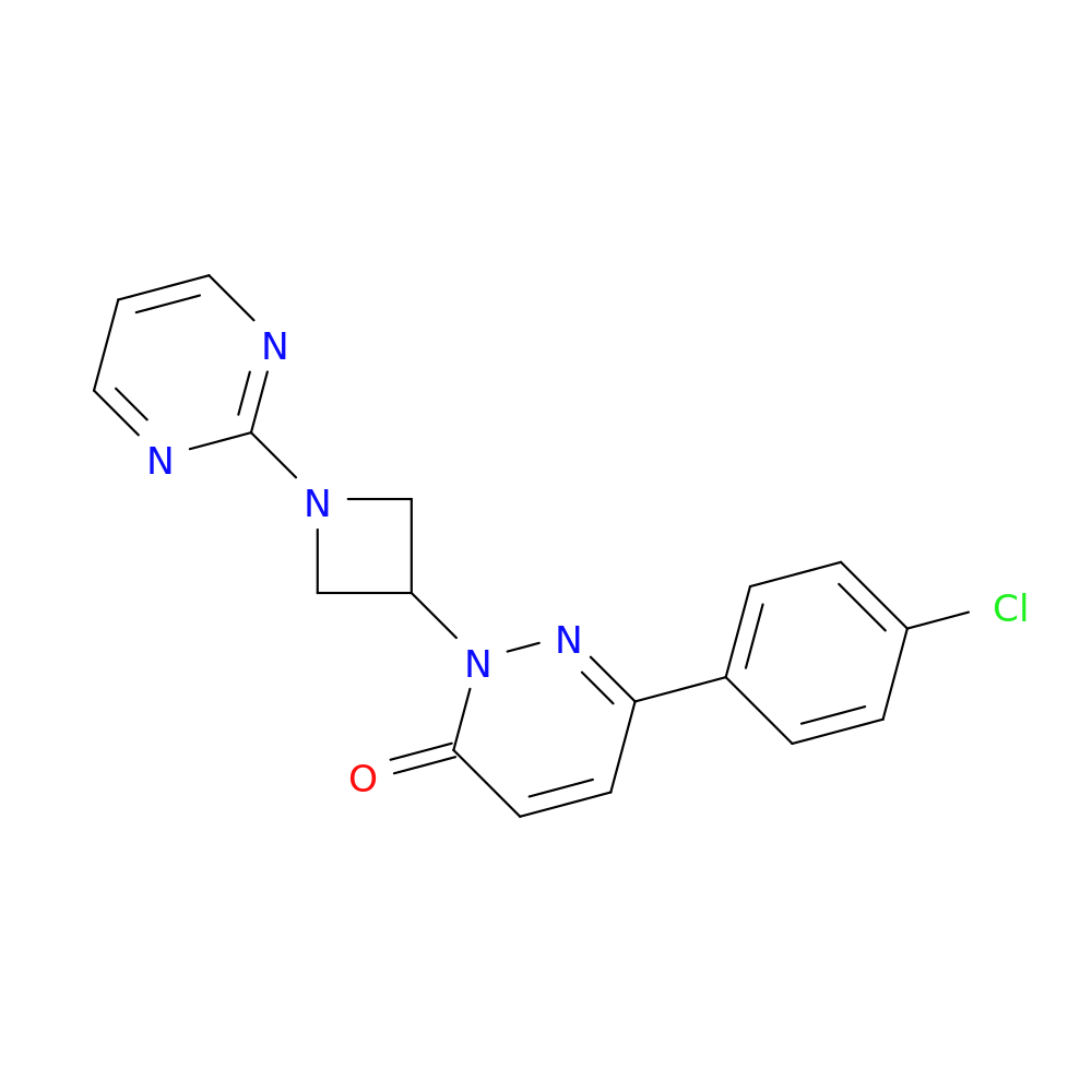 6-(4-chlorophenyl)-2-[1-(pyrimidin-2-yl)azetidin-3-yl]-2,3-dihydropyridazin-3-one