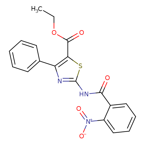 ethyl 2-(2-nitrobenzamido)-4-phenyl-1,3-thiazole-5-carboxylate