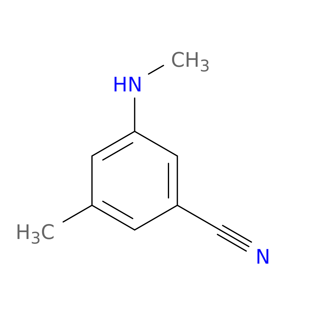 3-Methyl-5-(methylamino)benzonitrile