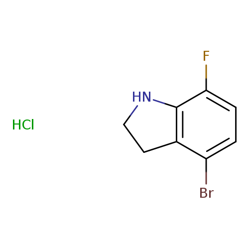 4-bromo-7-fluoro-2,3-dihydro-1H-indole hydrochloride