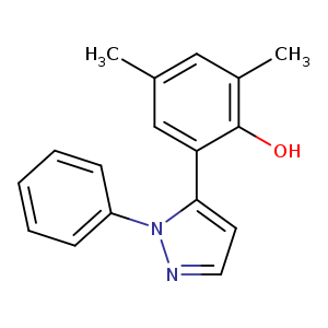 Phenol, 2,4-dimethyl-6-(1-phenyl-1H-pyrazol-5-yl)-