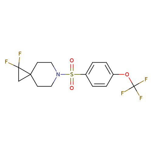 1,1-difluoro-6-[4-(trifluoromethoxy)benzenesulfonyl]-6-azaspiro[2.5]octane