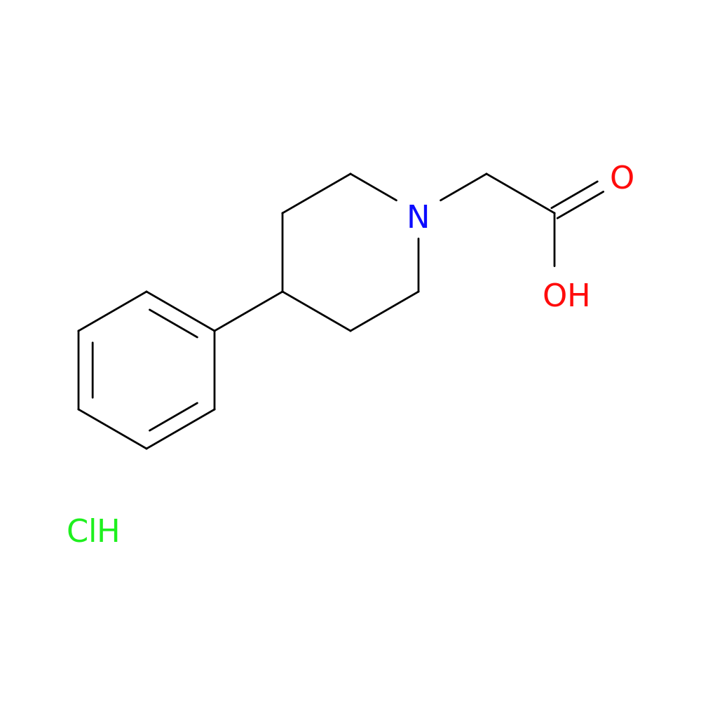 2-(4-phenylpiperidin-1-yl)acetic acid hydrochloride