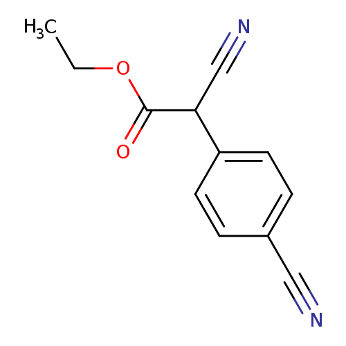 Ethyl 2-cyano-2-(4-cyanophenyl)acetate