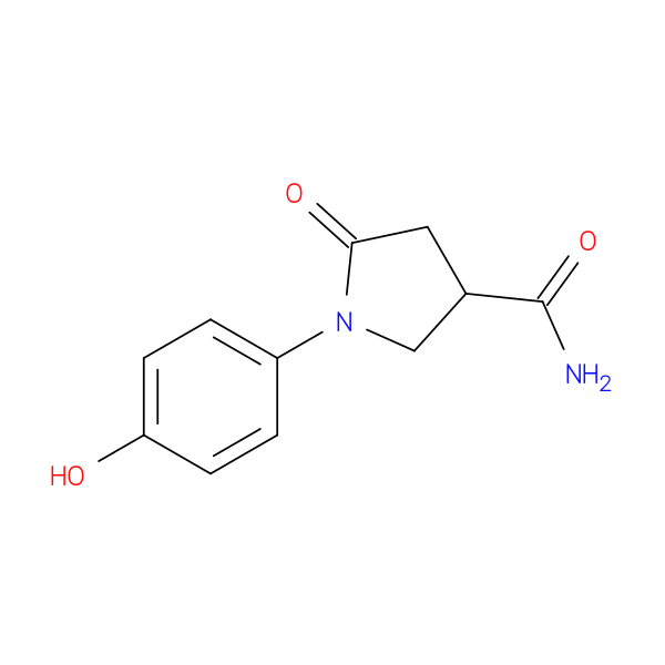 1-(4-hydroxyphenyl)-5-oxopyrrolidine-3-carboxamide