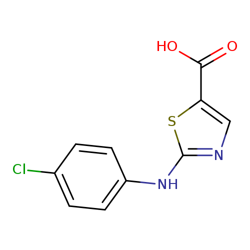 5-Thiazolecarboxylicacid, 2-[(4-chlorophenyl)amino]-