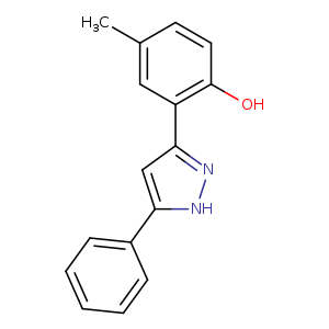 4-Methyl-2-(5-phenyl-1H-pyrazol-3-yl)phenol