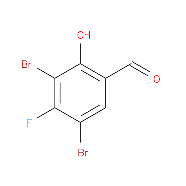 3,5-dibromo-4-fluoro-2-hydroxybenzaldehyde