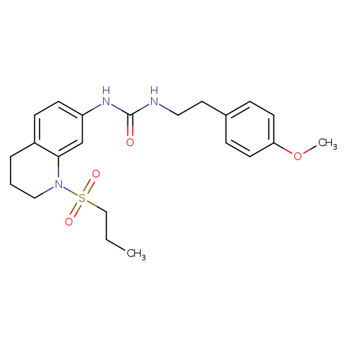 1-[2-(4-methoxyphenyl)ethyl]-3-[1-(propane-1-sulfonyl)-1,2,3,4-tetrahydroquinolin-7-yl]urea