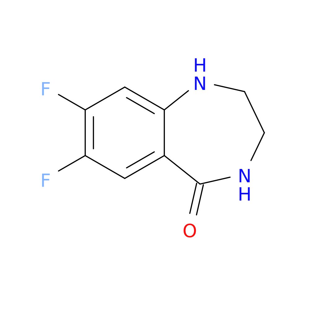7,8-difluoro-2,3,4,5-tetrahydro-1H-1,4-benzodiazepin-5-one
