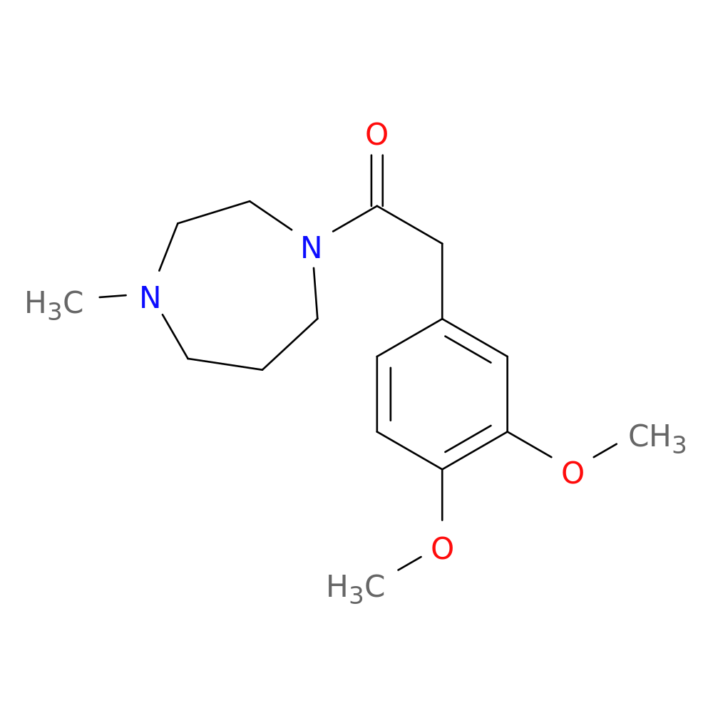 2-(3,4-dimethoxyphenyl)-1-(4-methyl-1,4-diazepan-1-yl)ethan-1-one