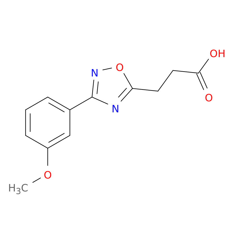 3-[3-(3-Methoxyphenyl)-1,2,4-oxadiazol-5-yl]propanoic acid