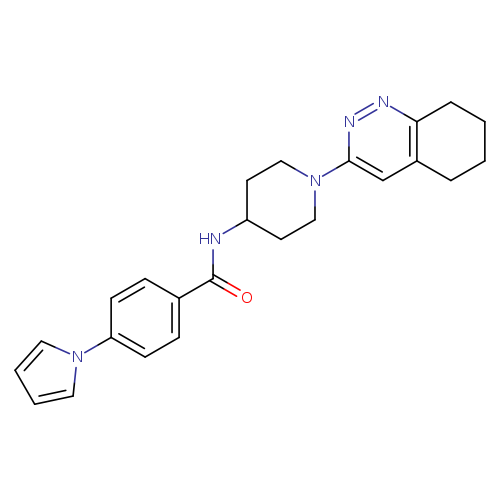 4-(1H-pyrrol-1-yl)-N-[1-(5,6,7,8-tetrahydrocinnolin-3-yl)piperidin-4-yl]benzamide