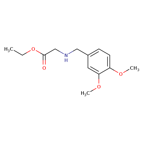 ethyl 2-((3,4-diMethoxybenzyl)aMino)acetate hydrochloride