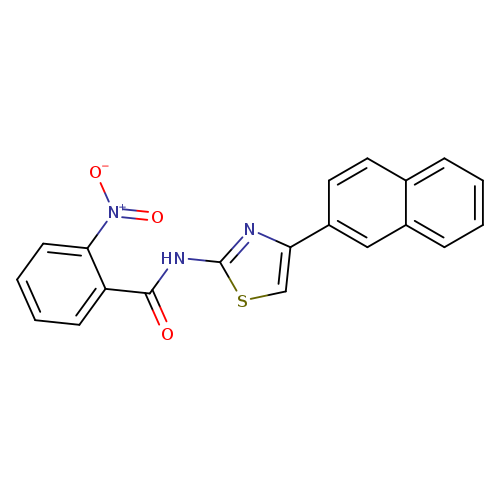 N-[4-(naphthalen-2-yl)-1,3-thiazol-2-yl]-2-nitrobenzamide