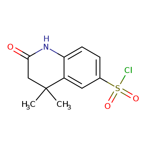 4,4-dimethyl-2-oxo-1,2,3,4-tetrahydroquinoline-6-sulfonyl chloride