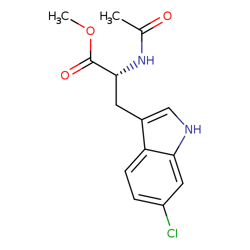 D-Tryptophan, N-acetyl-6-chloro-, methyl ester