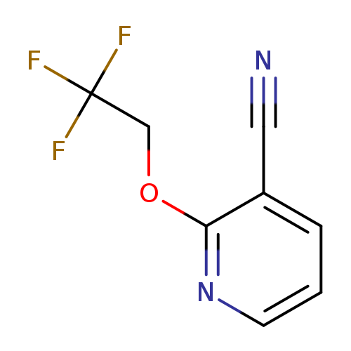 3-Pyridinecarbonitrile, 2-(2,2,2-trifluoroethoxy)-