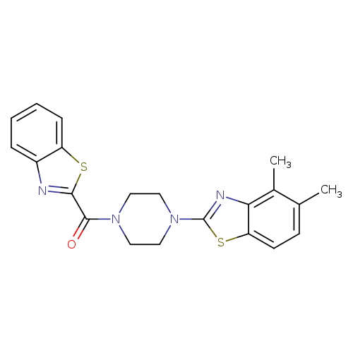 2-[4-(1,3-benzothiazole-2-carbonyl)piperazin-1-yl]-4,5-dimethyl-1,3-benzothiazole