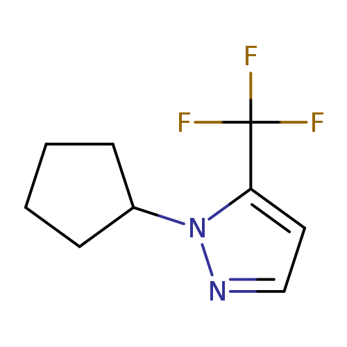 1-cyclopentyl-5-(trifluoromethyl)-1H-pyrazole